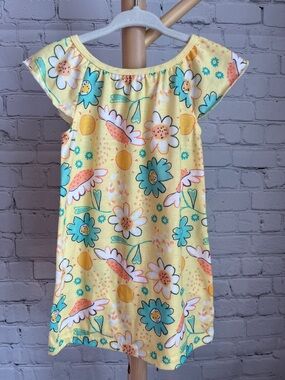 ⭐️⭐️ PICK 5 / $20 Baby Girl Yellow Floral Nightgown Pajama 12M